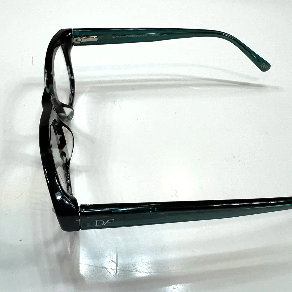 NEW Diane von Furstenberg DVF 5061 471 Glossy Marbled Eyeglasses Frame 48-17-135